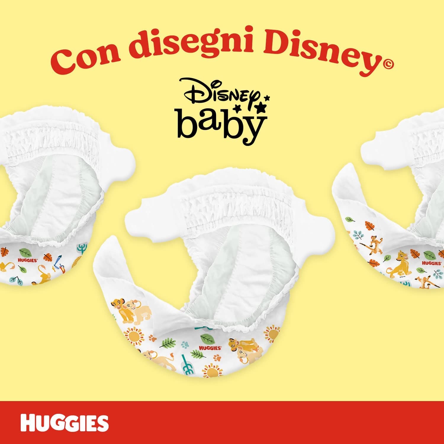 Huggies Unistar Windeln, Größe 4 (7-14 kg), Packung mit 128 Windeln (Basic)