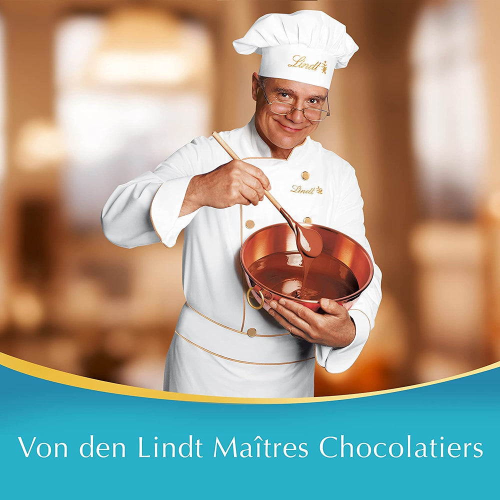 LINDOR Schokokugeln | 1 kg wiederverschließbarer Beutel | ca. 80 Vollmilchschokoladenkugeln mit Minzfüllung | Großpackung & LINDOR Salzkaramell-Schokoladenkugeln