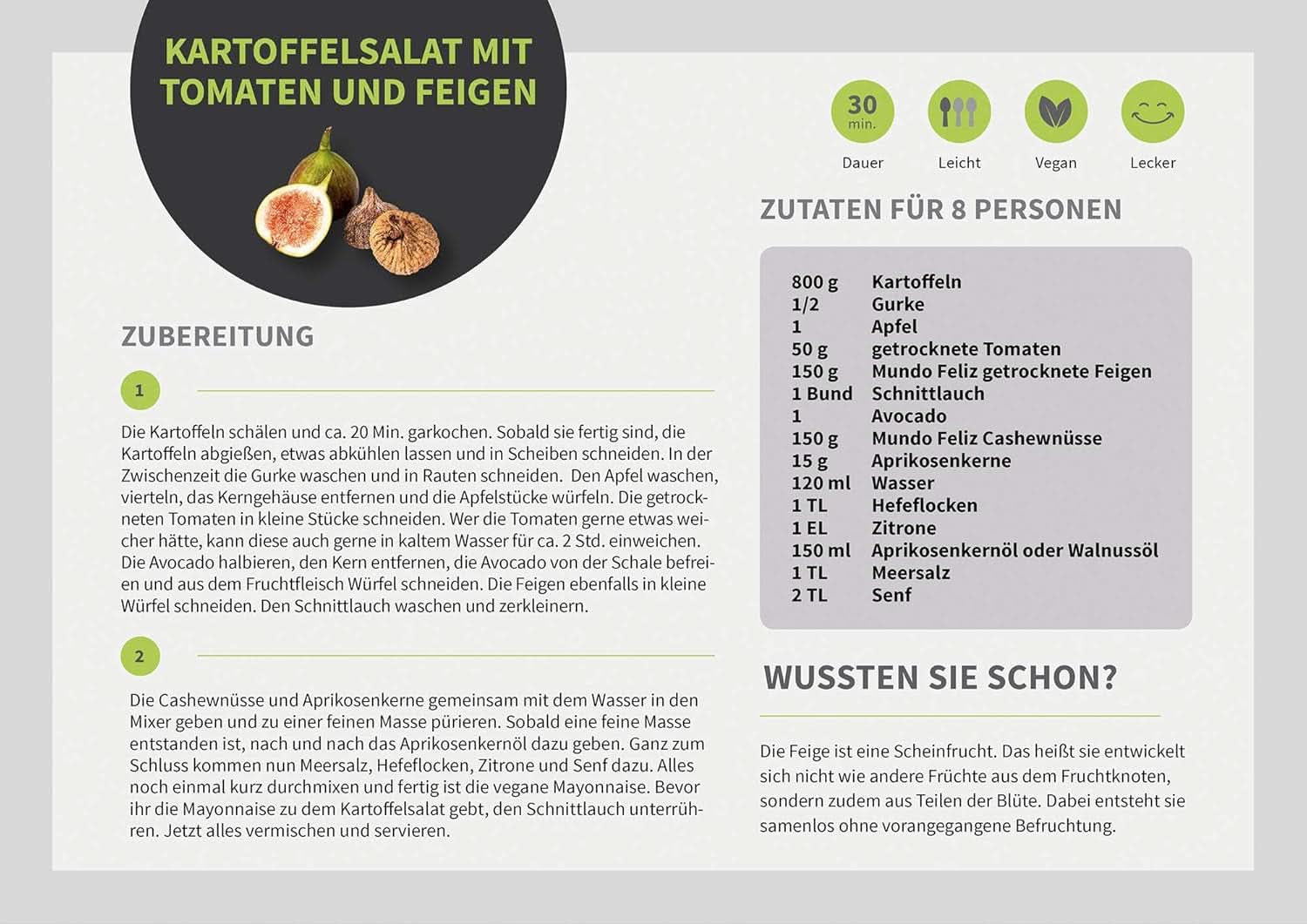 Mundo Feliz Getrocknete Feigen aus biologischem Anbau, 2 x 500 Gramm Naty Shop dehydrierte Produkte