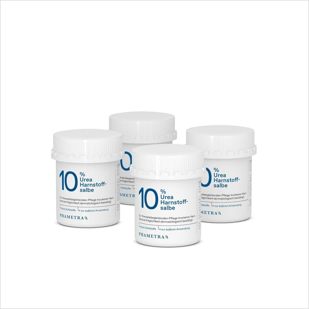 Phametra Harnstoffsalbe mit Urea 10 %, 250 g Kosmetik und Schönheit Naty Shop 4 X 100 g