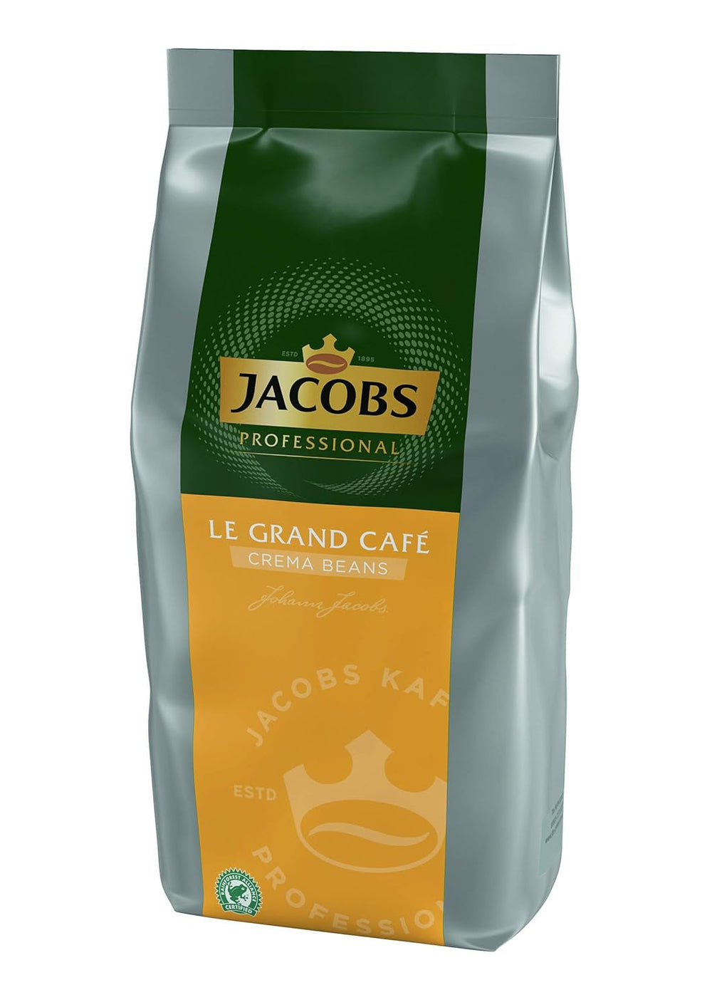 Jacobs Professional Le Grand Café Cream, ganze Kaffeebohnen 1 kg, mild, Intensität 2/5 Coffee Naty Shop