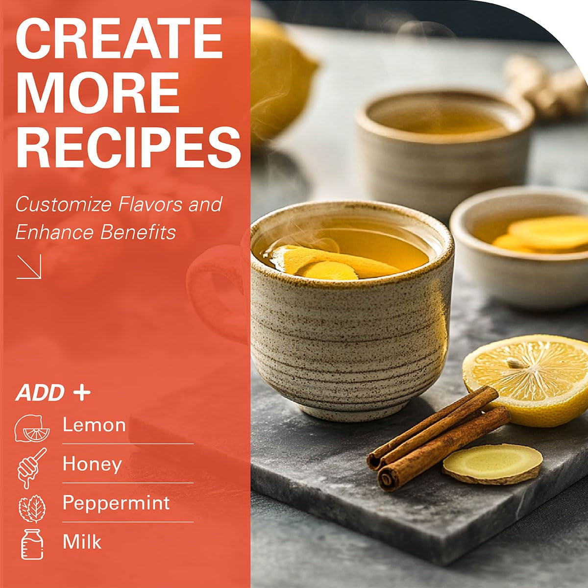 WEETEE Pliculețe de ceai cu turmeric, ghimbir și scorțișoară, 2 g x 100 bucăți Pliculețe de ceai cu turmeric, ghimbir și scorțișoară, ceai cald, picant și ușor dulce cu turmeric și ghimbir, bogat în antioxidanți, ceai cu mirodenii fără cofeină