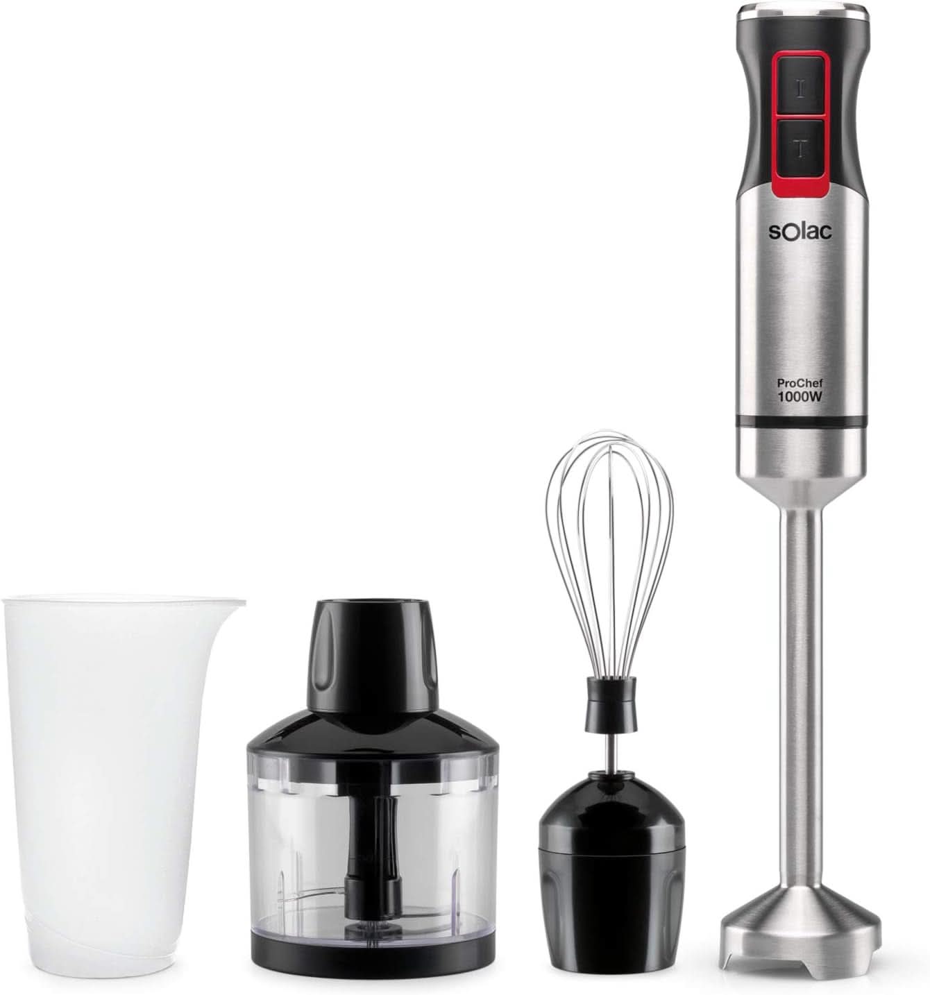 Pro Chef 1000 Standmixer, W, Edelstahl Kitchen Naty Shop 1000W | 3 Zubehör