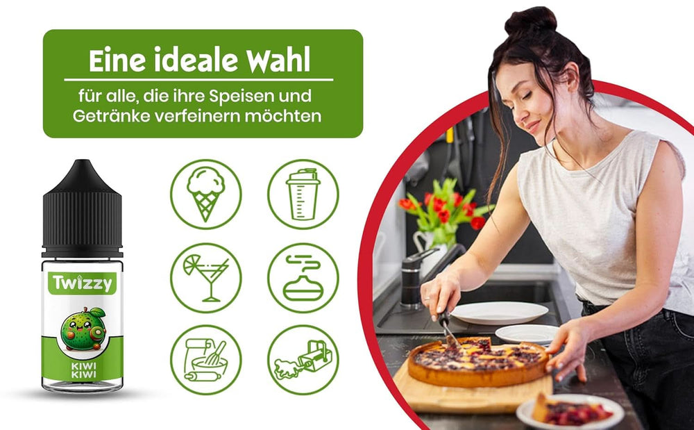 Twizzy Konzentriertes Kiwi-Aroma, 30 ml Aromen Naty Shop