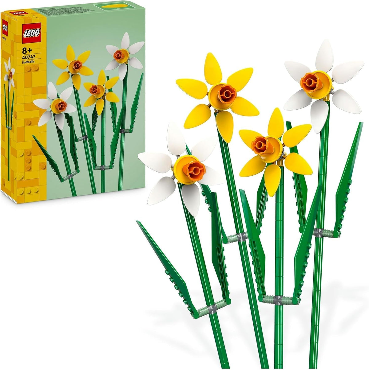 Narzissen LEGO Botanicals – Ostergeschenke für Mädchen und Jungen – Künstliche Blumen für Kinder – Blumenstrauß als Zimmer- oder Bürodekoration – Geschenk für Frauen – 40747 Bausets Besuche den LEGO-Store Single