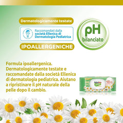 Șervețele pentru copii sensibili Babylino Sensitive, 0% parfum, 98% formulă naturală care restabilește valoarea pH-ului pielii Servetele Umede Bebelusi Naty Shop