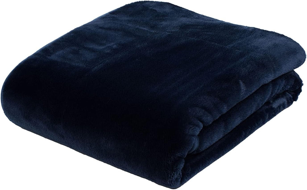 Gözze - Kuscheldecke Premium Cashmere-Feeling, 500 G/M², 180 x 220 cm - Senf Betten und Decken Besuche den Gözze-Store Navy 220 x 240 cm