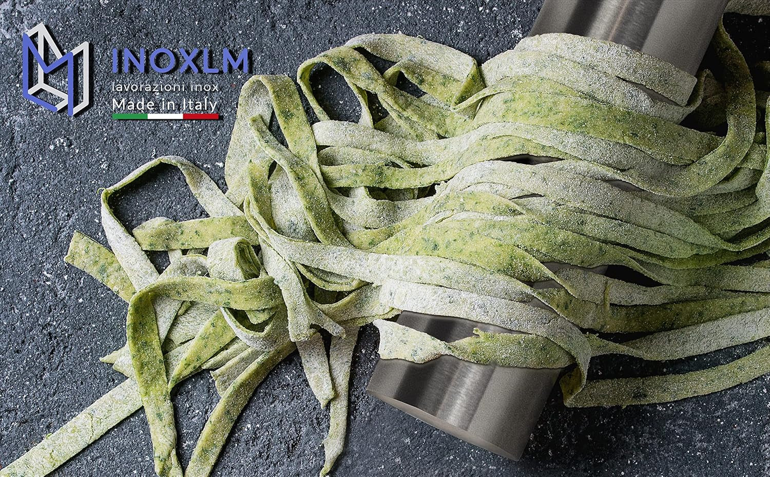 INOXLM Edelstahl Nudelholz für Zucker Dough Küche Brot Pizza Süßigkeiten Kuchen (ohne Hülle)