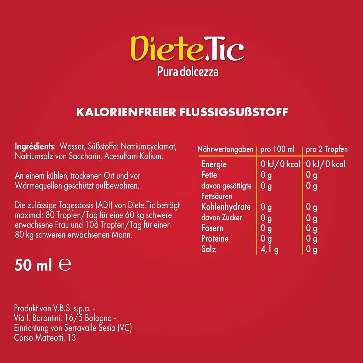 Kalorienfreier flüssiger Süßstoff, Sprühgröße 3 x 50 ml (1 Tropfen MAXI = 1 Teelöffel Zucker), glutenfrei, ohne Konservierungsstoffe und ohne Aspartam, ideal für Desserts, Getränke und Joghurt