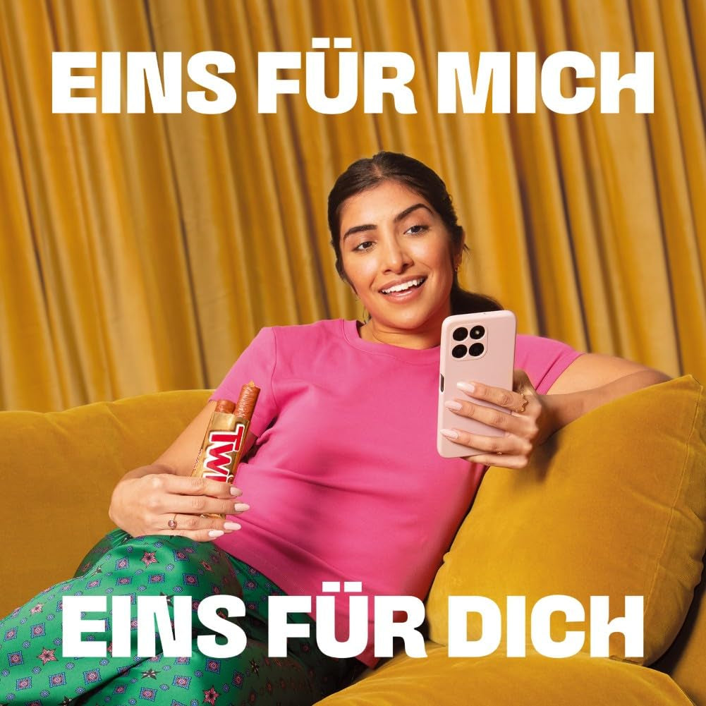 Twix Schokoriegel mit gesalzenem Karamell | Großpackung Schokolade | 30 Doppelriegel (30 x 46g)