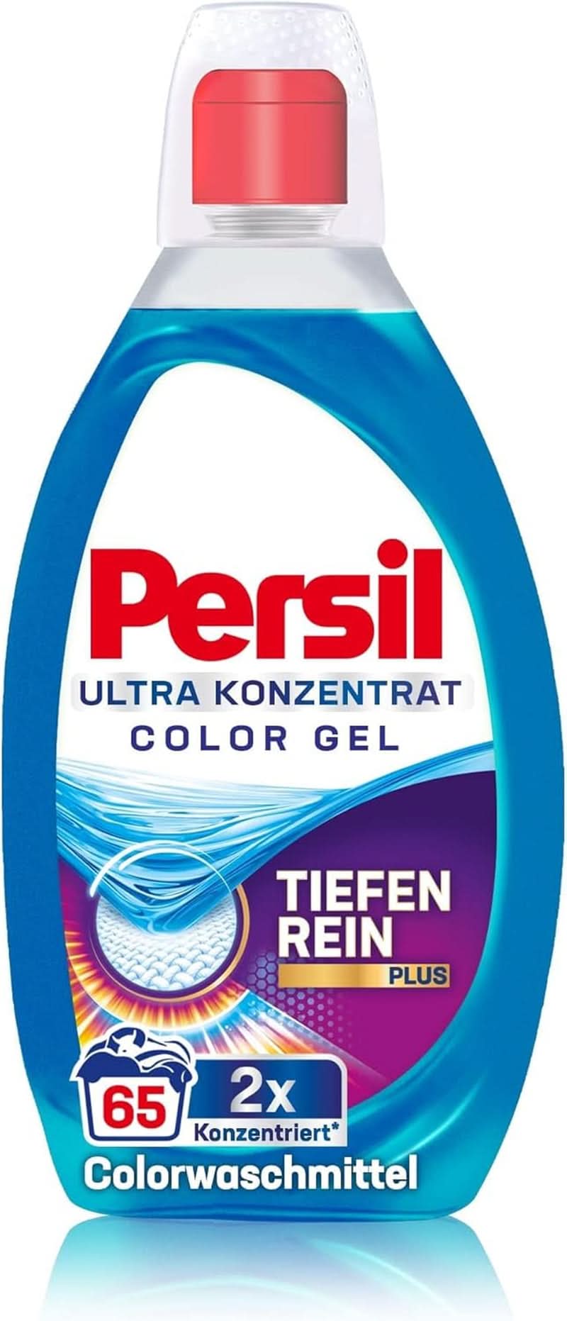 Persil Ultra-Konzentrat-Farbwaschmittel (2 x 65 Wäschen), hochkonzentriertes Flüssigwaschmittel mit Deep Clean Plus-Technologie gegen die schwierigsten Flecken. Rufe Naty Shop Waschmittel