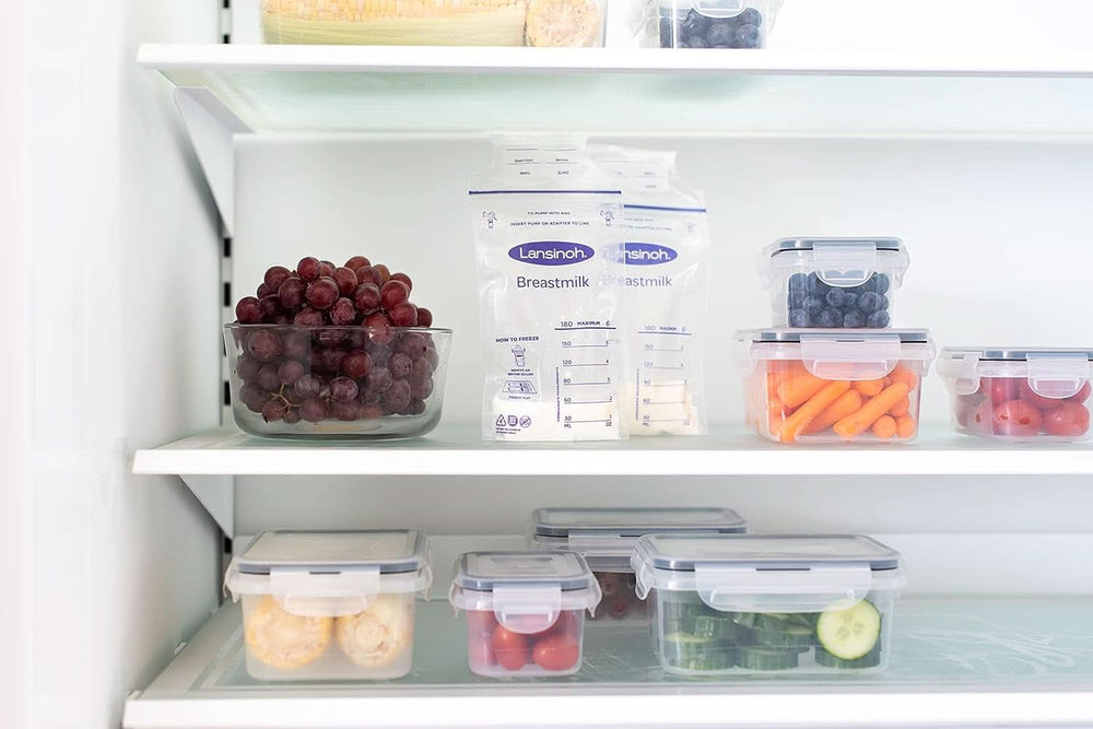 Lansinoh Aufbewahrungsbeutel für Muttermilch, 25 Stück Lebensmittel- und Stillzubehör Bebe Naty Shop