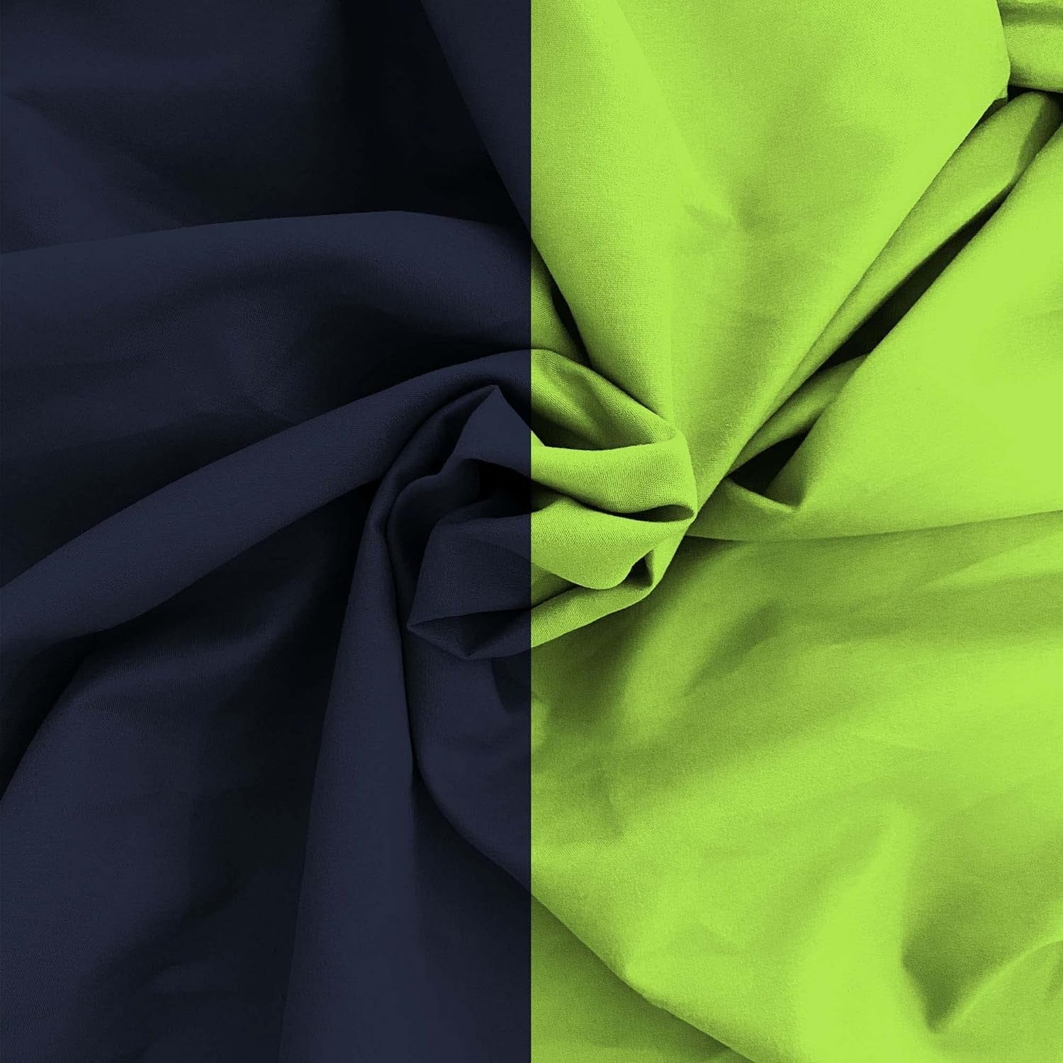 Cuvertură elegantă pentru pat dublu 260 X 270 Cm Blu Scuro/Verde Mela Paturi si Cuverturi Besuche den Italian Bed Linen-Store