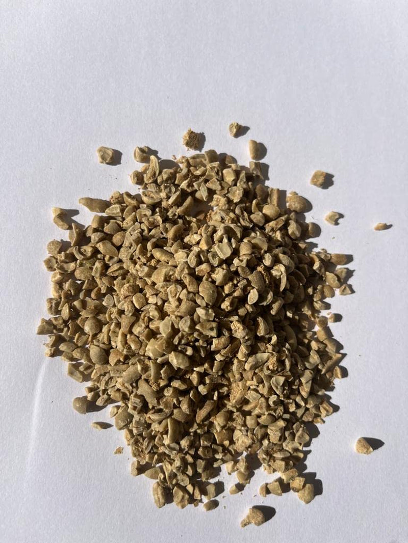 Cafea verde pentru infuzie, 100% naturală cu ghimbir, 500g - Boabe zdrobite de la Cafe Arabica Colombia Excelso - Sferă cadou - Sită pentru infuzie din oțel inoxidabil