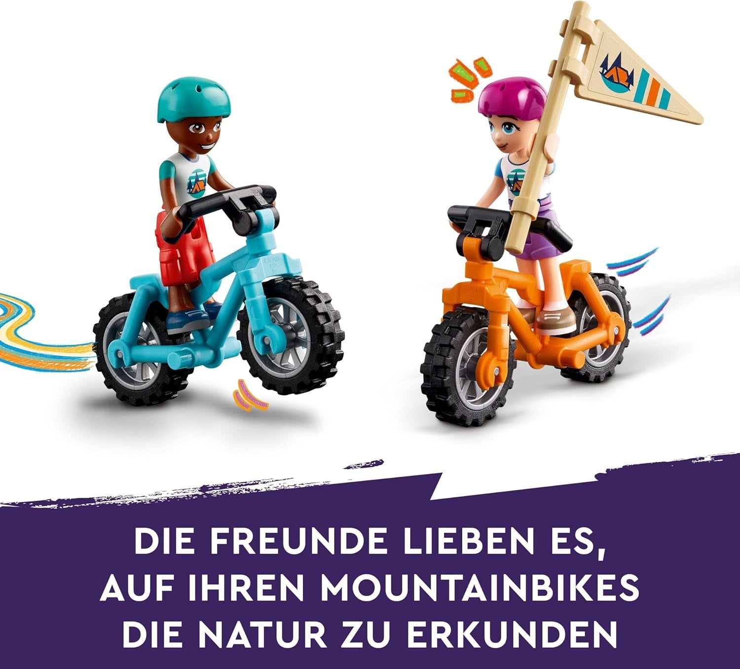 LEGO Friends Gemütliche Hütten im Abenteuercamp, Outdoor-Rollenspielset, Kinderspielzeug für Mädchen und Jungen ab 7 Jahren mit 3 Figuren und Fuchs, Campingspielzeug 42624 Bausets Besuchen Sie den LEGO-Store