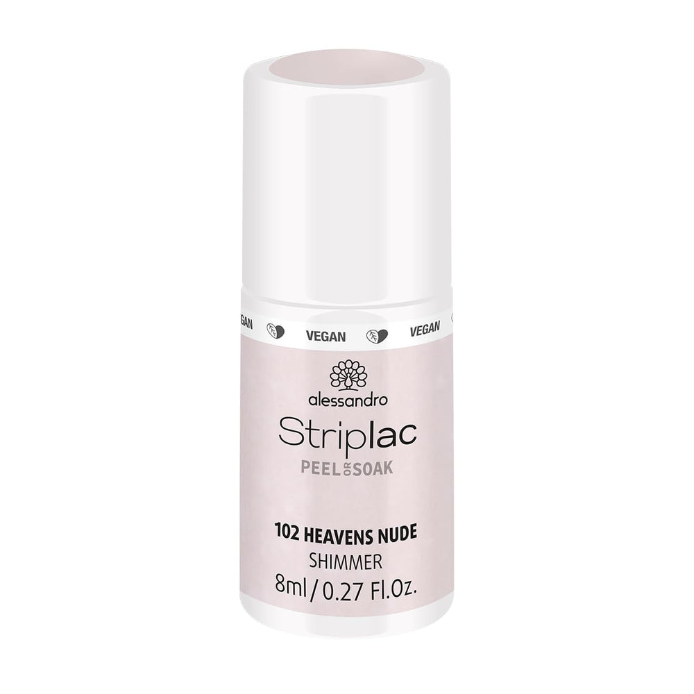 Alessandro Striplac White Honeymoon UV-Nagellack – Zart und langlebig – Einfache Entfernung dank der Entfernungstechnologie – Vegan und tierversuchsfrei – 8 ml