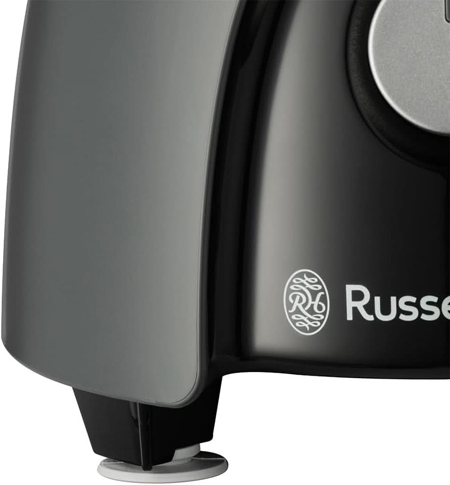Russell Hobbs Küchenmaschine [Mixer/Gemüsezerkleinerer/Tischmixer/Zerkleinerer/Mixer] Küchenmaschine (Kneten, Mischen und Schneiden), Matte Charcoal Kitchen Naty Shop
