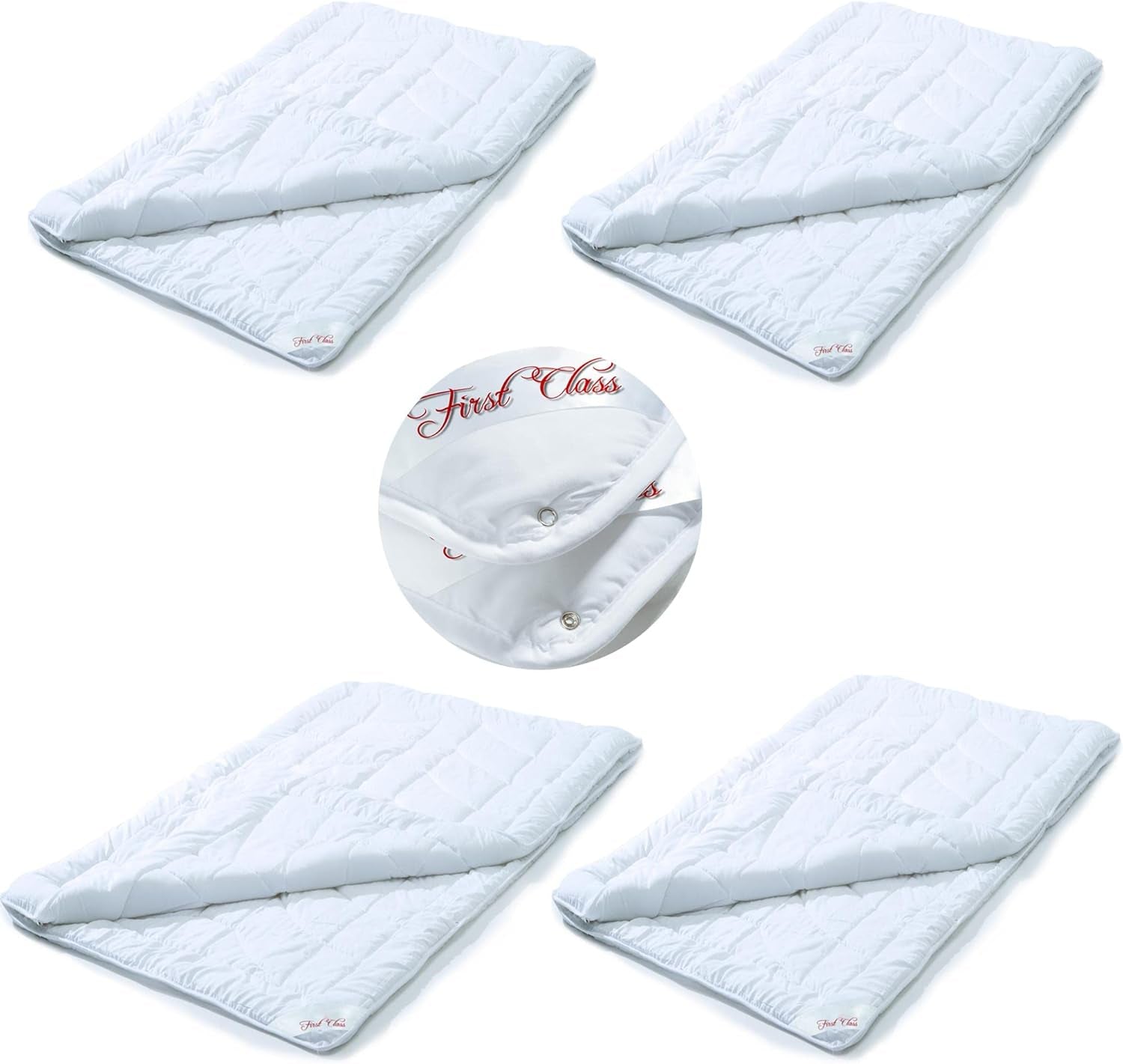 Celinatex First Class 4-Jahreszeiten-Bettdecke 140 x 200 cm Winter Sommer atmungsaktive Bettdecke Bettdecken und Steppdecken Naty Shop