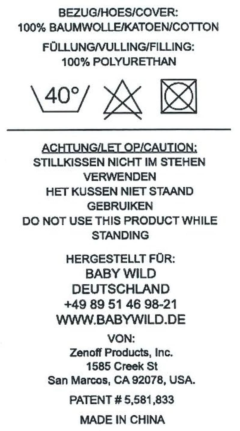 Zwilling plus Stillkissen, 1 Stück Naty Shop