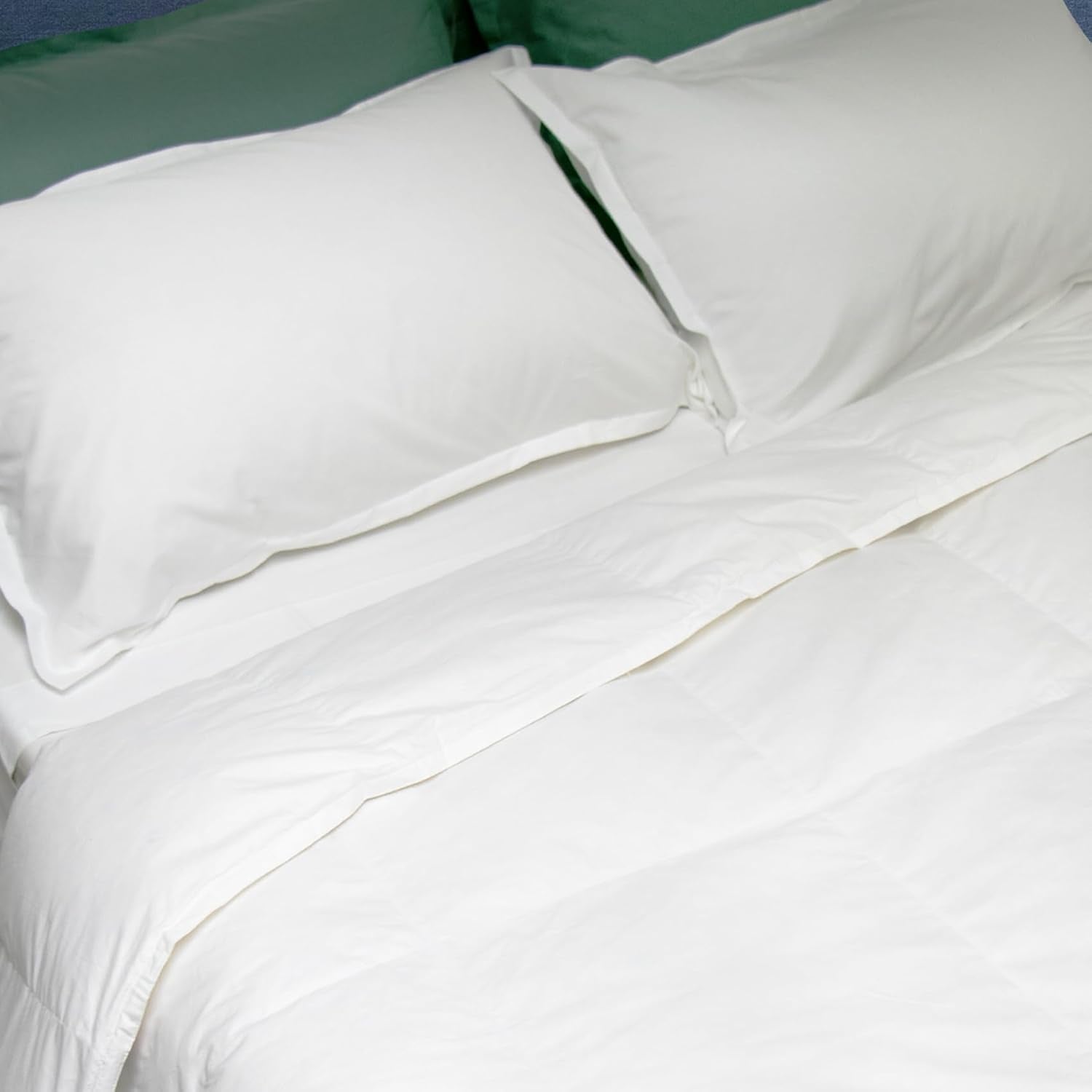 Nottetempo, plapumă din puf de gâscă, pat simplu, 205 X 155 X 2 Cm, Bianco Plapumi si pilote Naty Shop