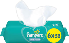 Pampers 81688049 Fresh Clean Babytücher, weiß
