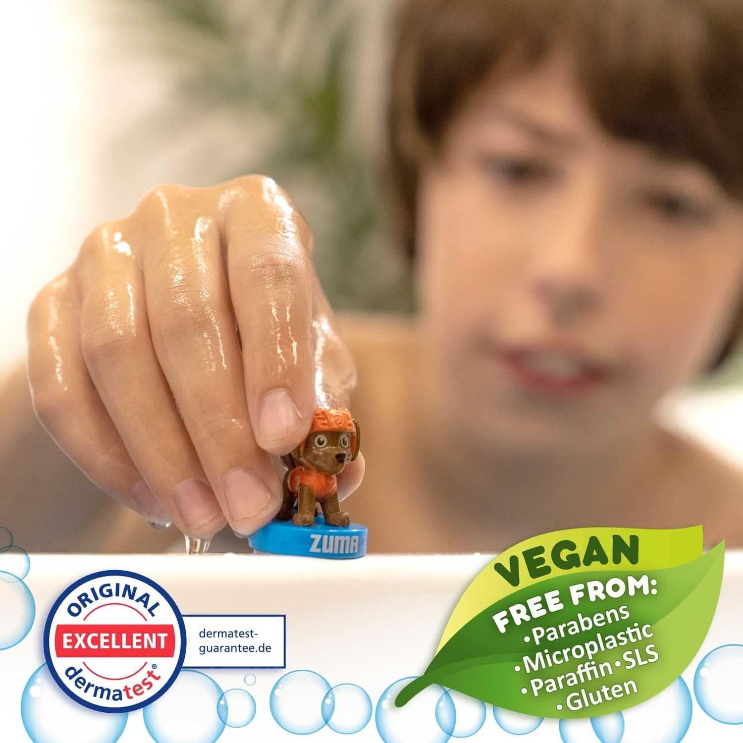 INKEE SURPRISE PAW PATROL, Badebombe für Kinder mit Überraschung, Cola-Geschmack, Schaumeffekt, 80 Gramm Dusche und Bad Naty Shop