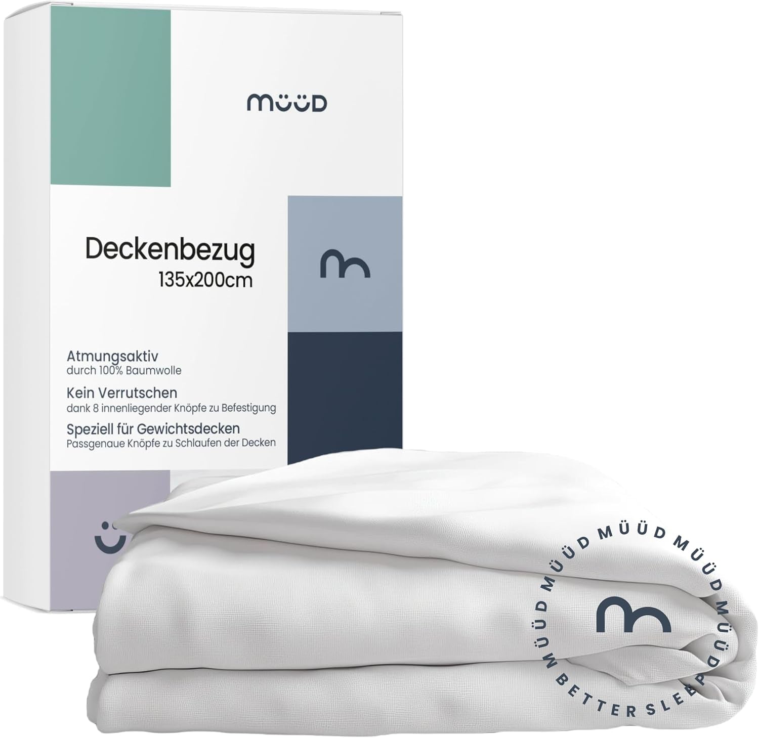 Pătură terapeutică de 7 kg I 135X200Cm I Pentru somn odihnitor I Pătură ponderată de înaltă calitate din bumbac respirabil I Reducătoare de stres și terapeutică - Inclusiv cutie de ambalare cu mâner de transport Paturi si Cuverturi Besuche den mÃ¼Ã¼d-Store Husă de plapumă 700 grame