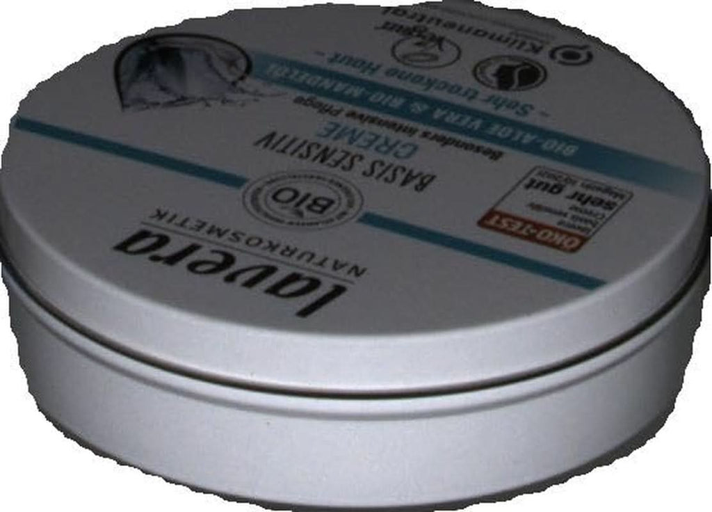 Lavera Basis Sensitiv, îngrijire intensivă pentru pielea uscată cu Aloe Vera si ulei de migdale, 150 ml Naty Shop