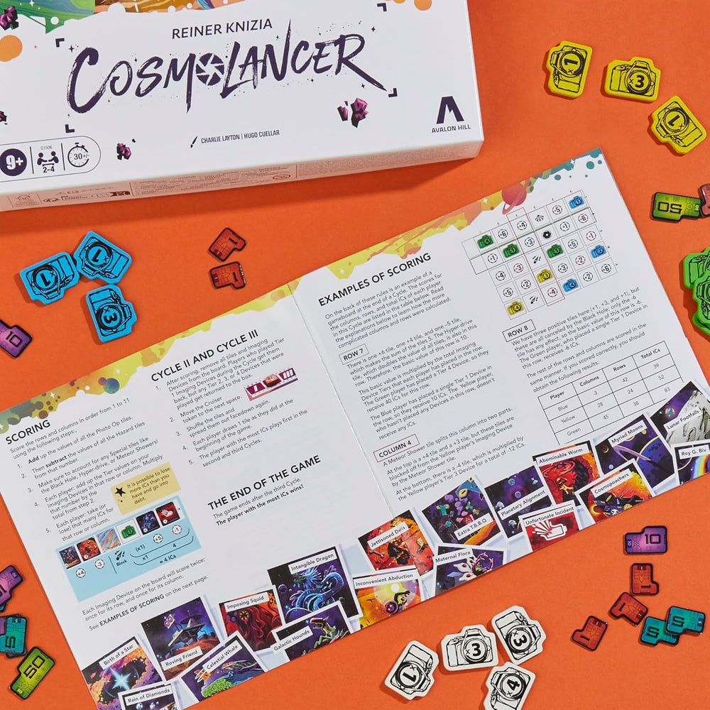 Cosmolancer, un joc de societate strategic de Reiner Knizia