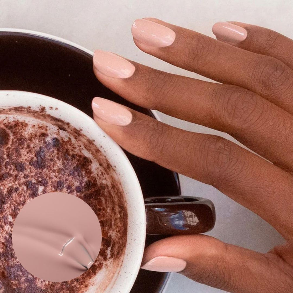 Manucurist Green – Rosy Beige Shell Beige Nagellack – Schnell trocknender Nagellack – DIY-Nägel – Vegan 12-Free – Pflanzenbasiert – Nagellack – Hergestellt in Frankreich