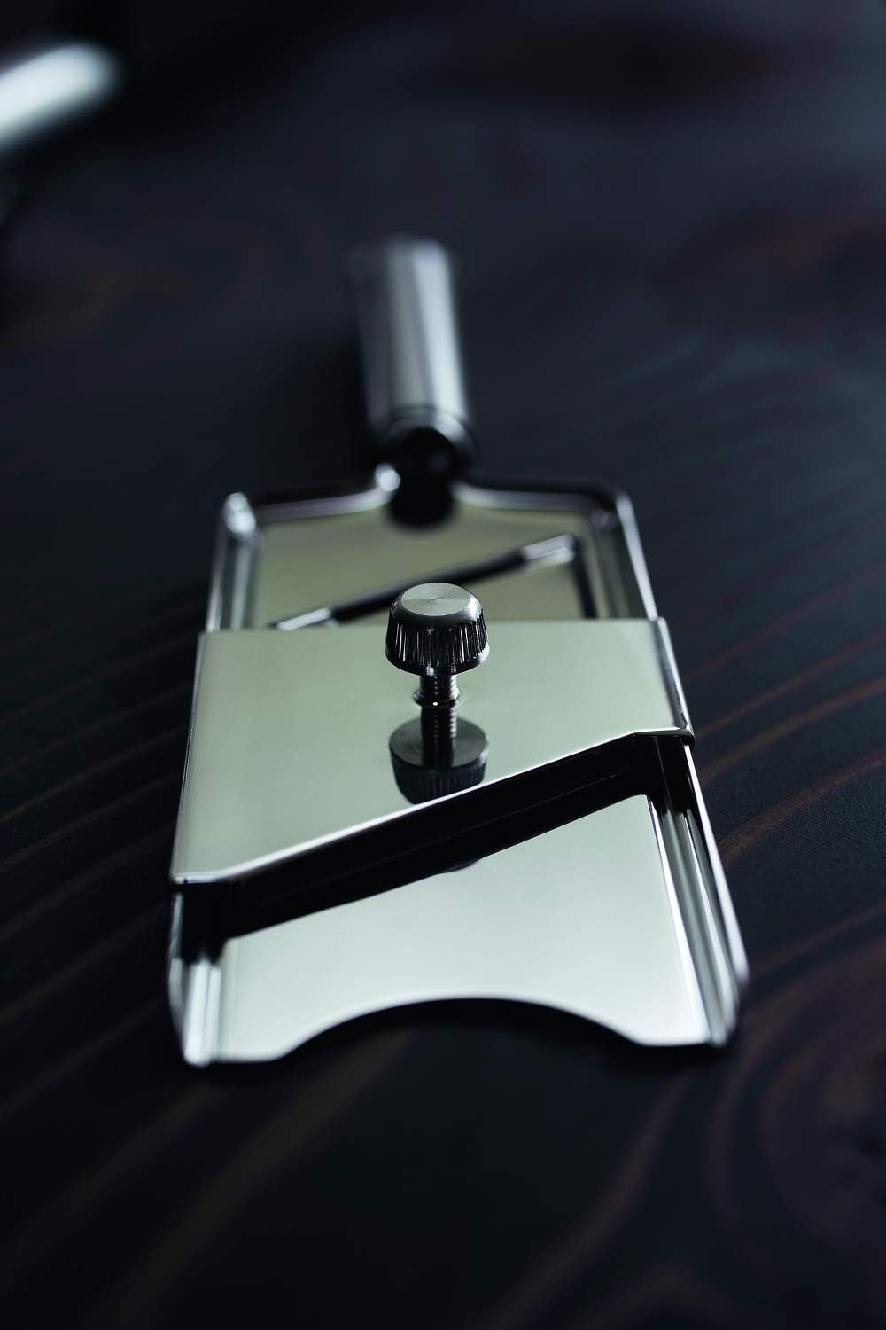 RÖSLE Gourmethobel Hochwertiger Hobel für Trüffel, feine Pilze, Parmesan, Radieschen, dünne Scheiben, Edelstahl 18/10 Schäler RÖSLE