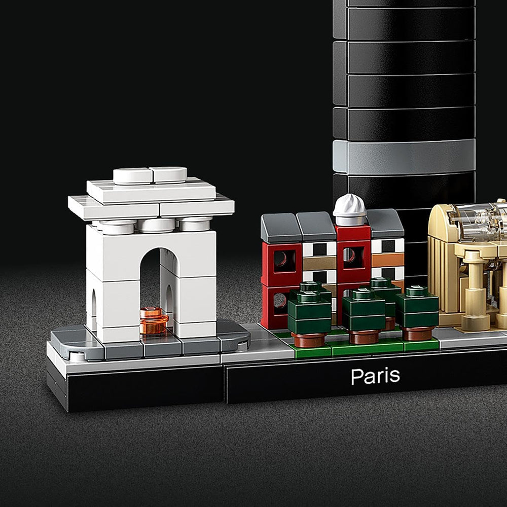 LEGO Architecture Paris, Eiffelturm, Champs-Élysées und Louvre Modellbausatz, Skyline-Kollektion, Wohn- und Bürodekorationen, Geschenkideen für Sammler, Männer und Frauen 21044 Bausätze Besuchen Sie den LEGO-Store