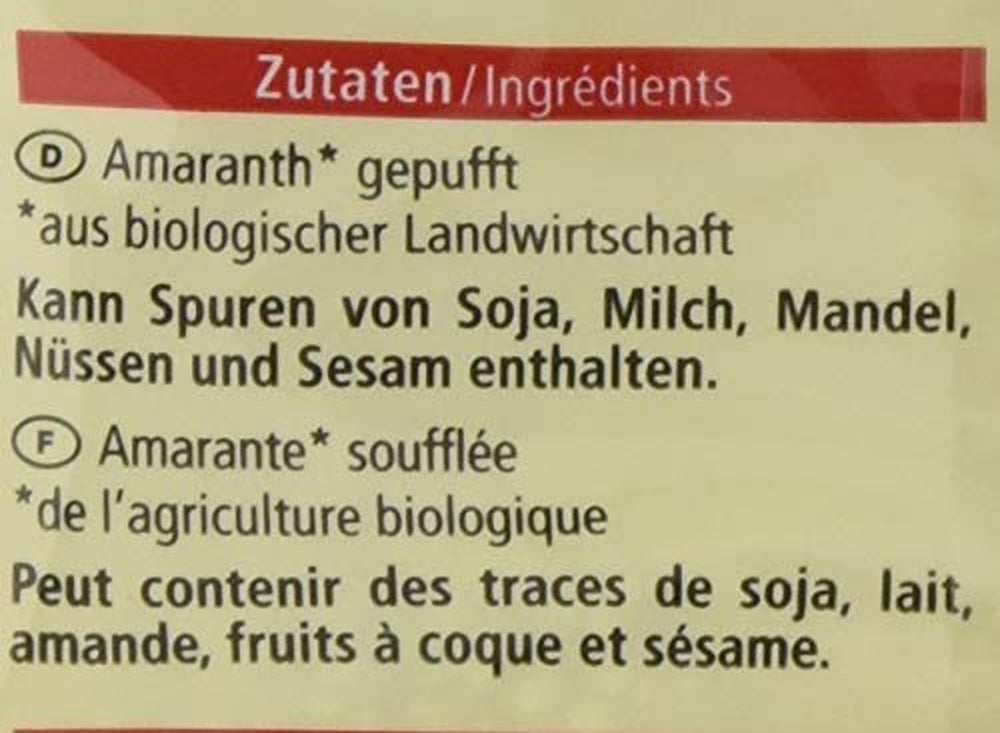Bio-Amarant, expandiert, 125 g