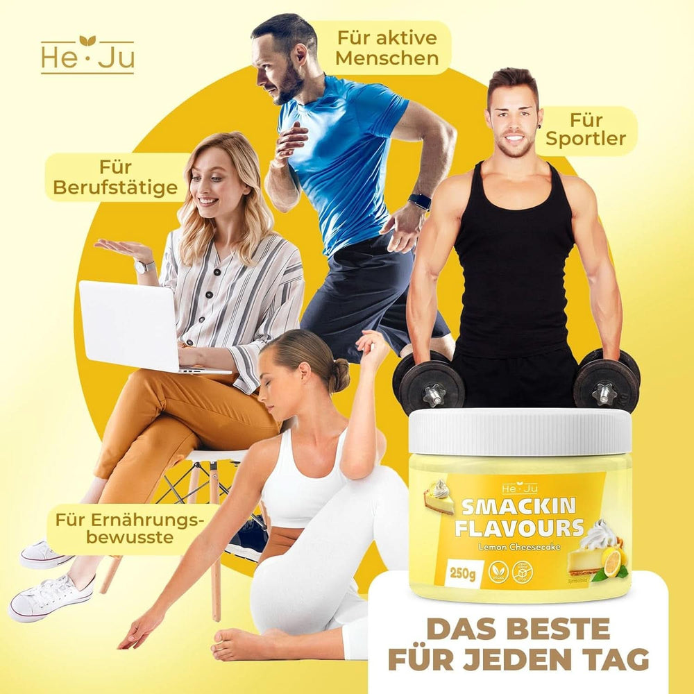 He-Ju Lemon Cheesecake Aromapulver, 250 Gramm Aromen Naty Shop