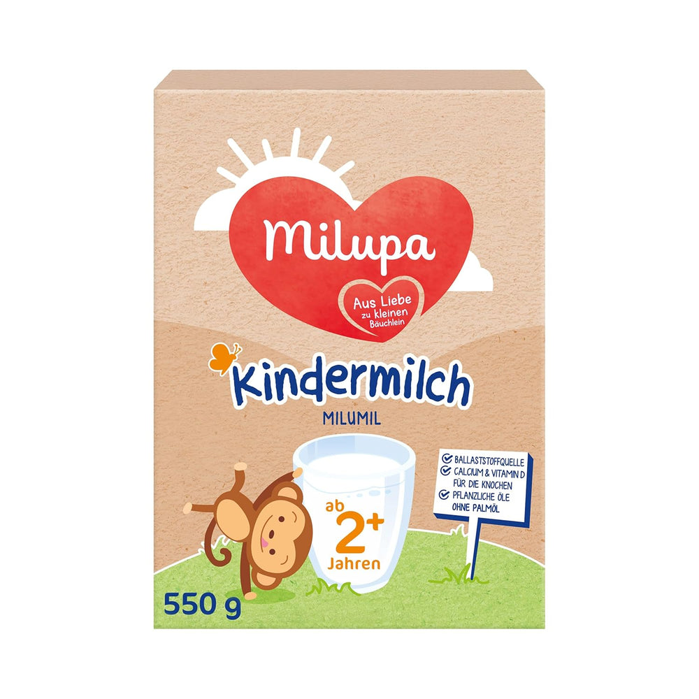 Milupa Milumil Wachstumsmilch 2+ - Ab 1 Jahr - Für Kleinkinder in der Wachstumsphase - 5 x 550 g