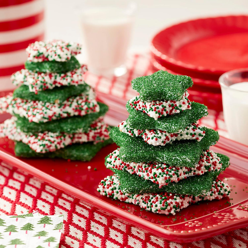 Wilton 2104-5919 Set de tăieturi pentru brad de turtă dulce, plastic, verde