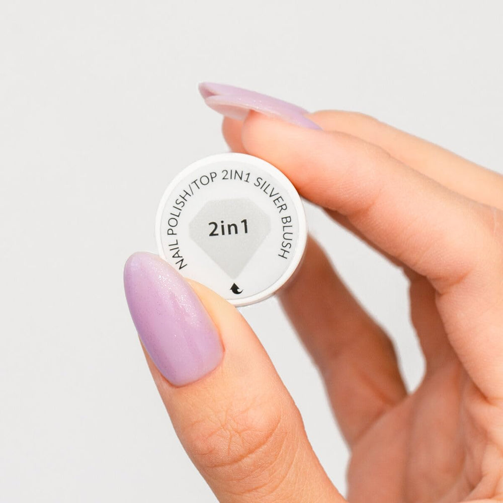 Nagellack Semilac Top Classic SILVER BLUSH 7 ml