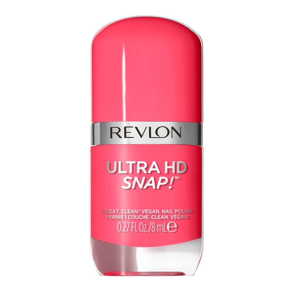 Revlon Ultra HD Snap Nagellack, langlebig, vegane Formel, schnell trocknend, einschichtig, volle Deckkraft, Farbe (8 ml), Hot Stuff (007), Unisex