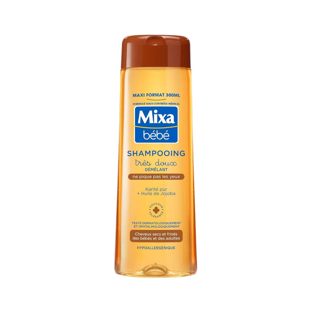 Haarentwirrungsshampoo, Mixa Bébé, Very Soft, Shea, 300 ml Mutter und Kind Naty Shop