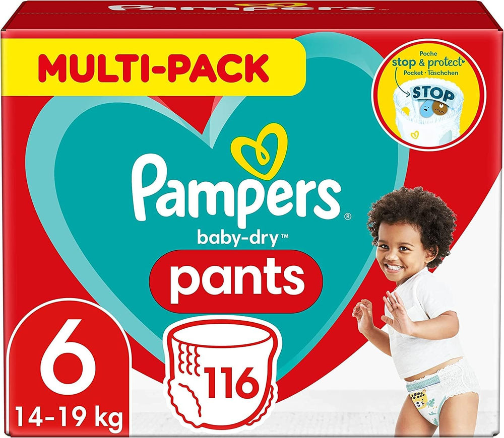 Pampers Baby-Dry Pants Größe 5, 160 Stück, 11kg-17kg, 360° auslaufsichere Passform für Tag und Nacht