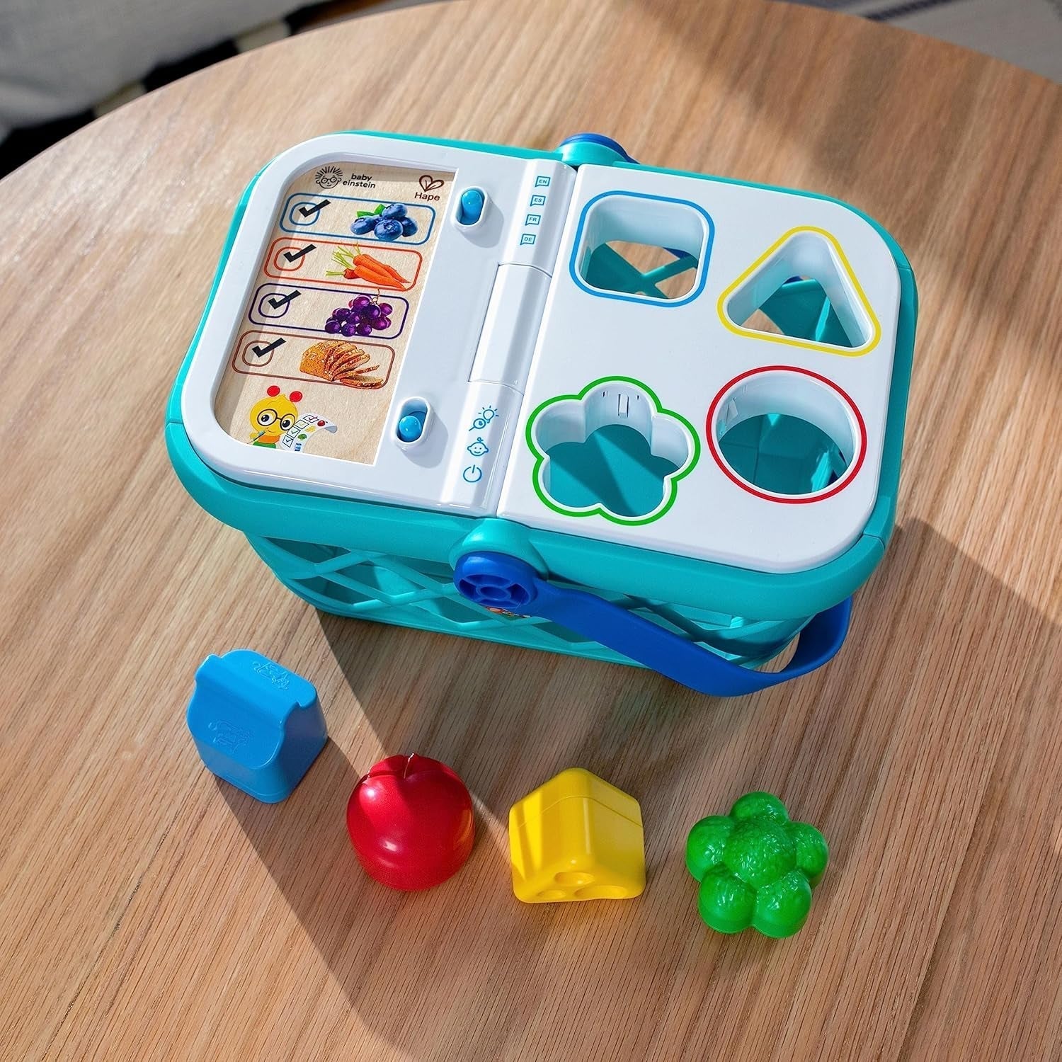 Jucărie Baby Einstein + Hape Magic Touch Register Pretend to Check Out, cu sunete reale și muzică, de la 9 luni în sus Jucarii Bebe Naty Shop