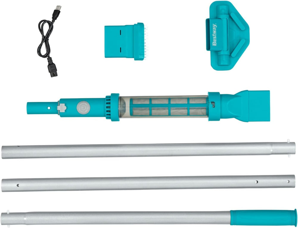 Bestway AquaSurge batteriebetriebener Poolsauger 251 cm