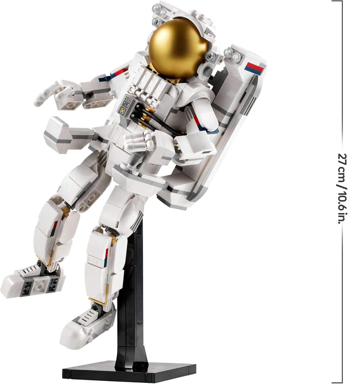 LEGO Creator 3in1 Astronaut im Weltraum Spielzeug, Modellbauset mit Hund und Raumschiff für Kinder, Kinderzimmer-Deko, kreatives Geschenk für Jungen und Mädchen ab 9 Jahren 31152