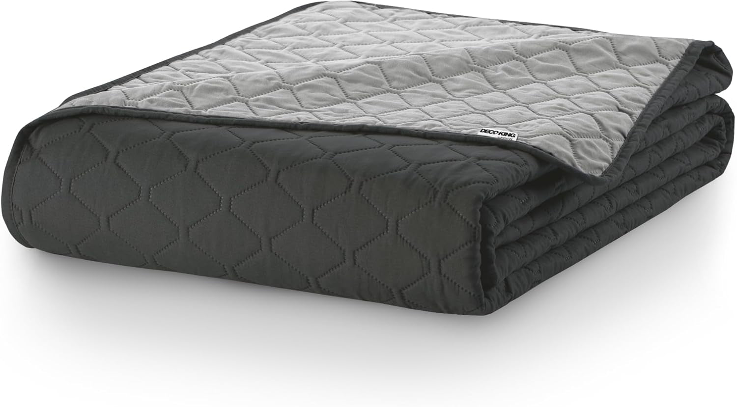 Decoking Tagesdecke 200 x 220 cm Graphit Anthrazit Silbergrau Zweiseitige Tagesdecke pflegeleicht Axel Beds and Blankets Besuchen Sie den DecoKing-Store