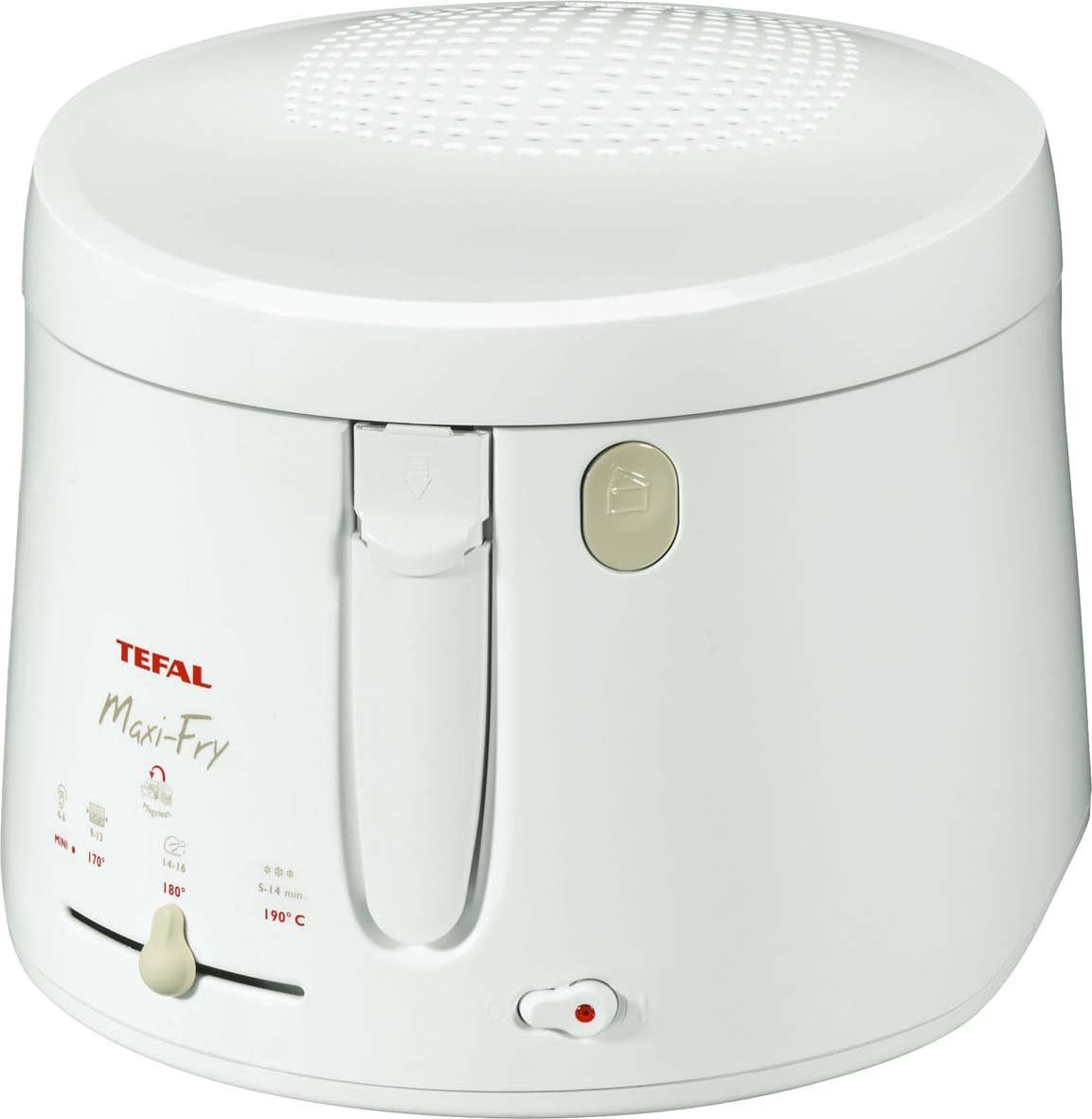 Tefal Maxi Fry Fritteuse, Cool-Wall-Technologie, 1,2 kg, einstellbarer Thermostat, Haushaltsgeräte Naty Shop, Weiß