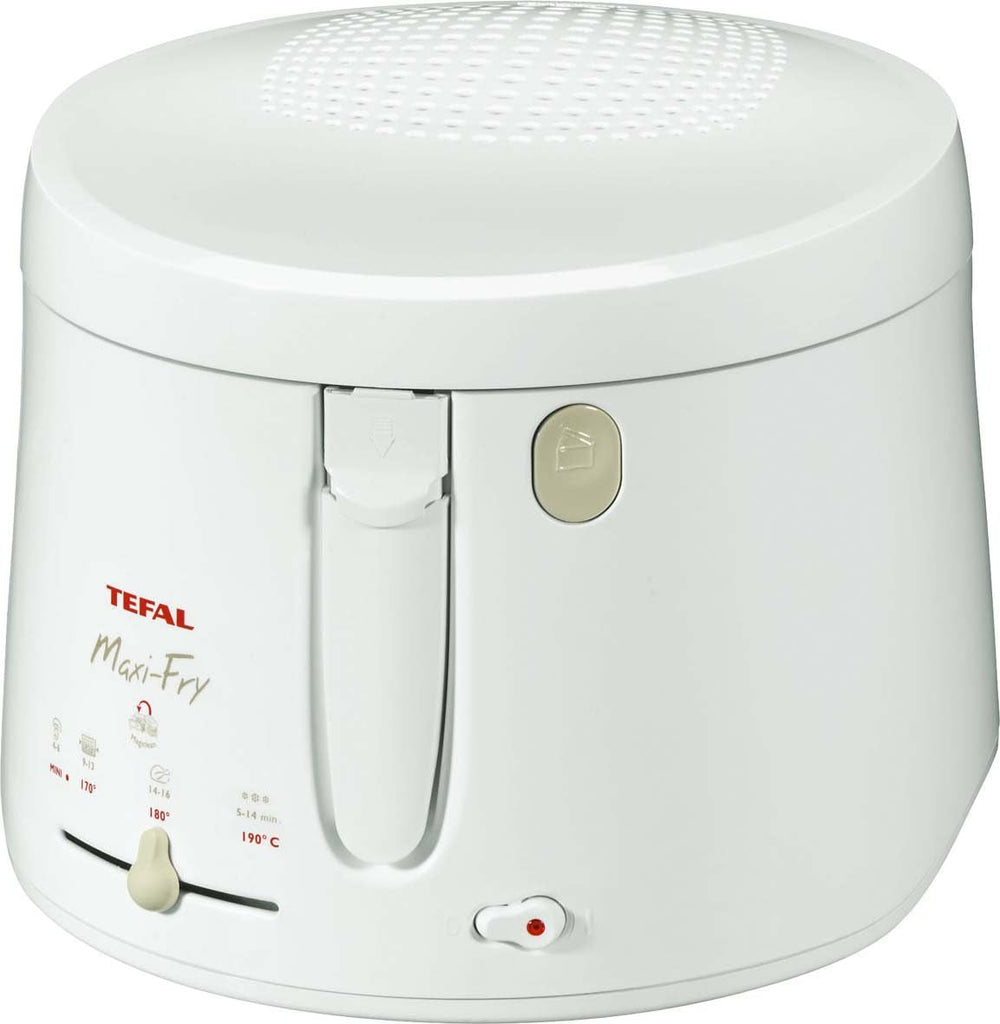 Tefal Maxi Fry Fritteuse, Cool-Wall-Technologie, 1,2 kg, einstellbarer Thermostat, Haushaltsgeräte Naty Shop, Weiß