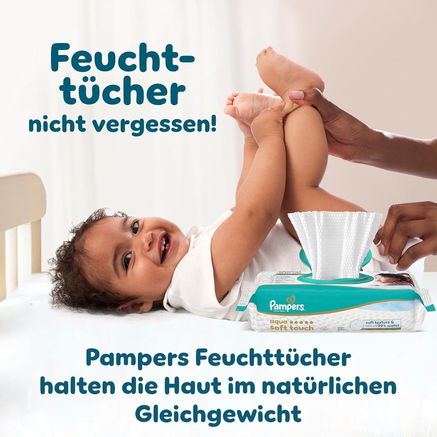Pampers Baby-Dry Windeln, Größe 5, 174 Windeln, 11 kg – 16 kg, bis zu 100 % Auslaufschutz und Komfort die ganze Nacht