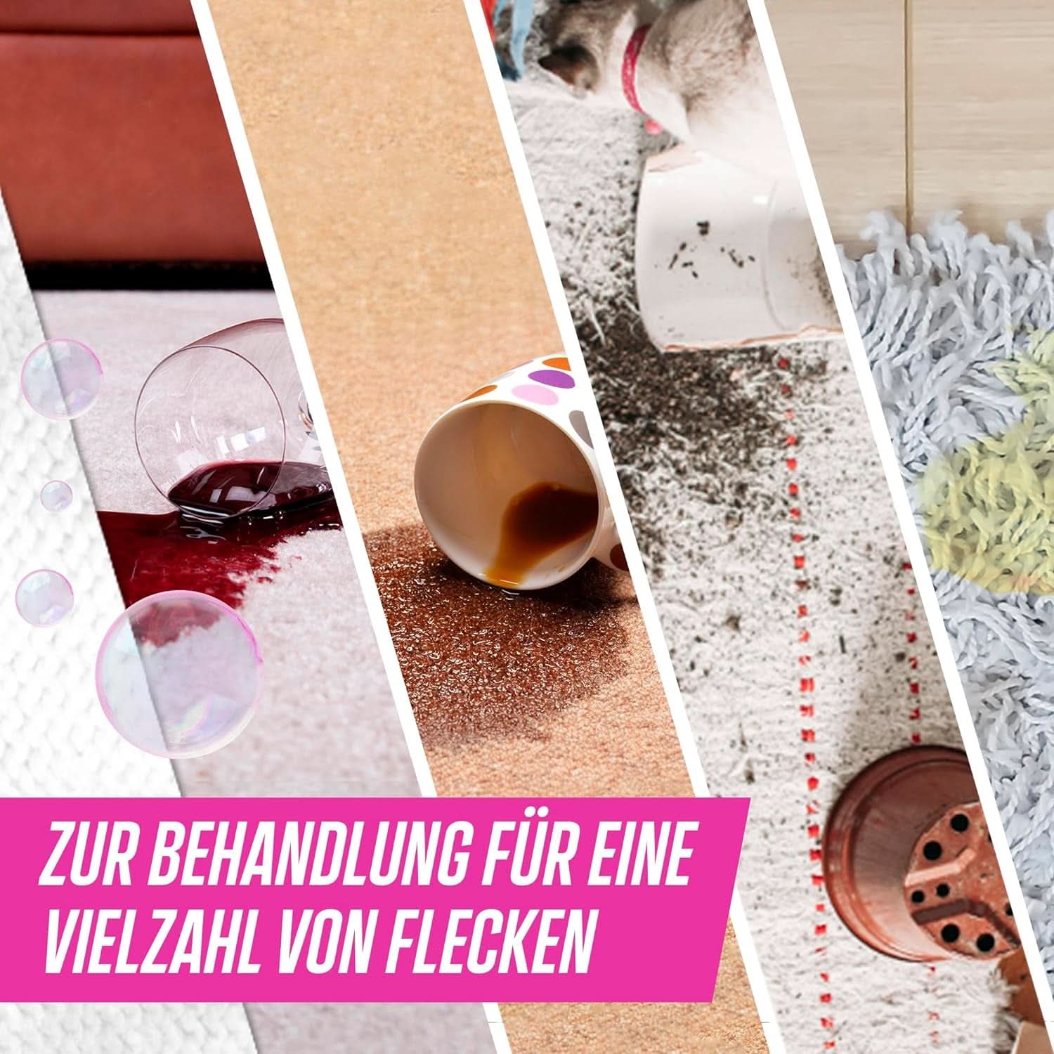 Vanish Oxi Action Multi – Textil-Fleckenentferner-Spray – 660 ml – Textilwaschmittel für Teppiche und Polster – gegen Schmutz und Uringeruch Naty Shop