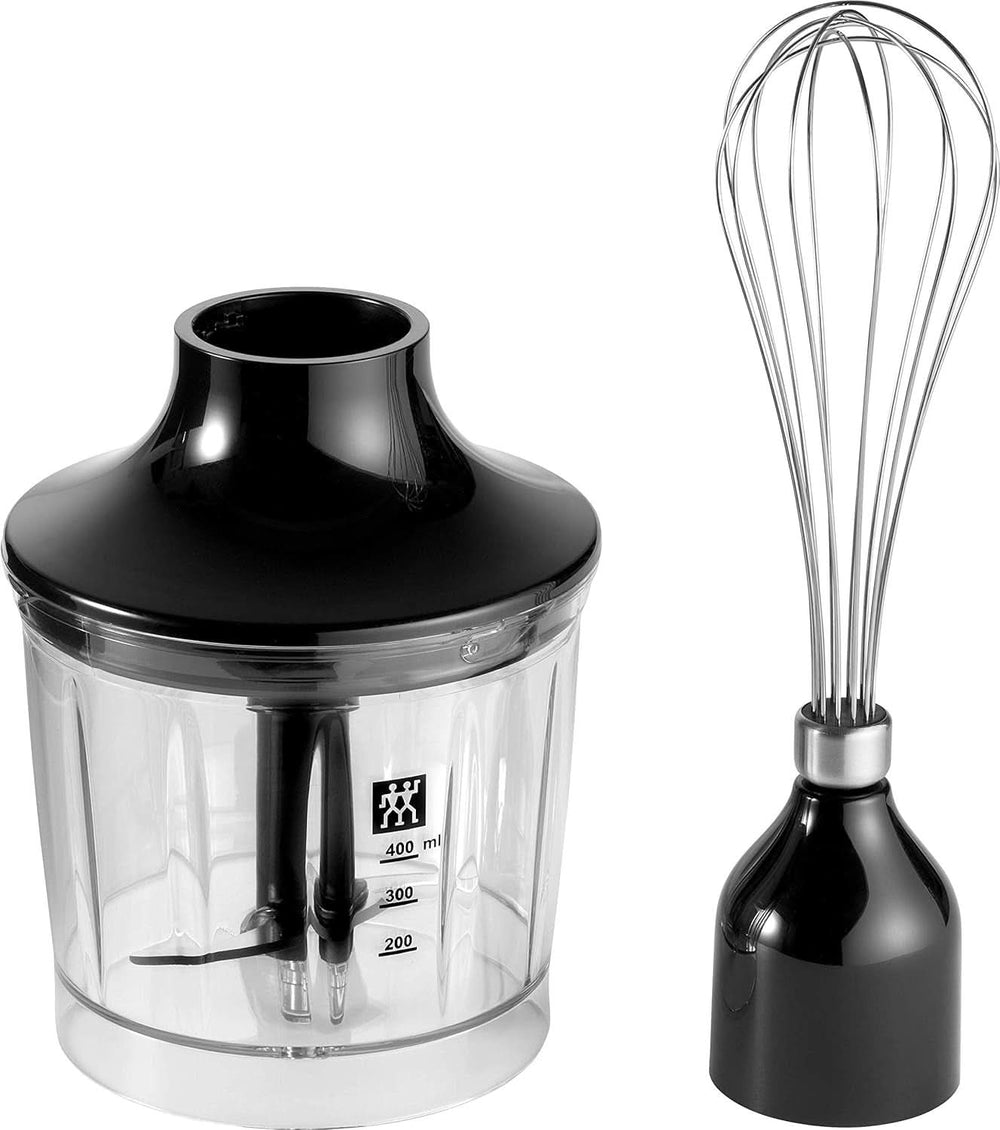ZWILLING Zubehör-Set Für Standmixer, 2-Teilig: Zerkleinerer-Aufsatz U. Schneebesen-Aufsatz, Edelstahl/Schwarz Küchenmaschinen und Mixer Naty Shop