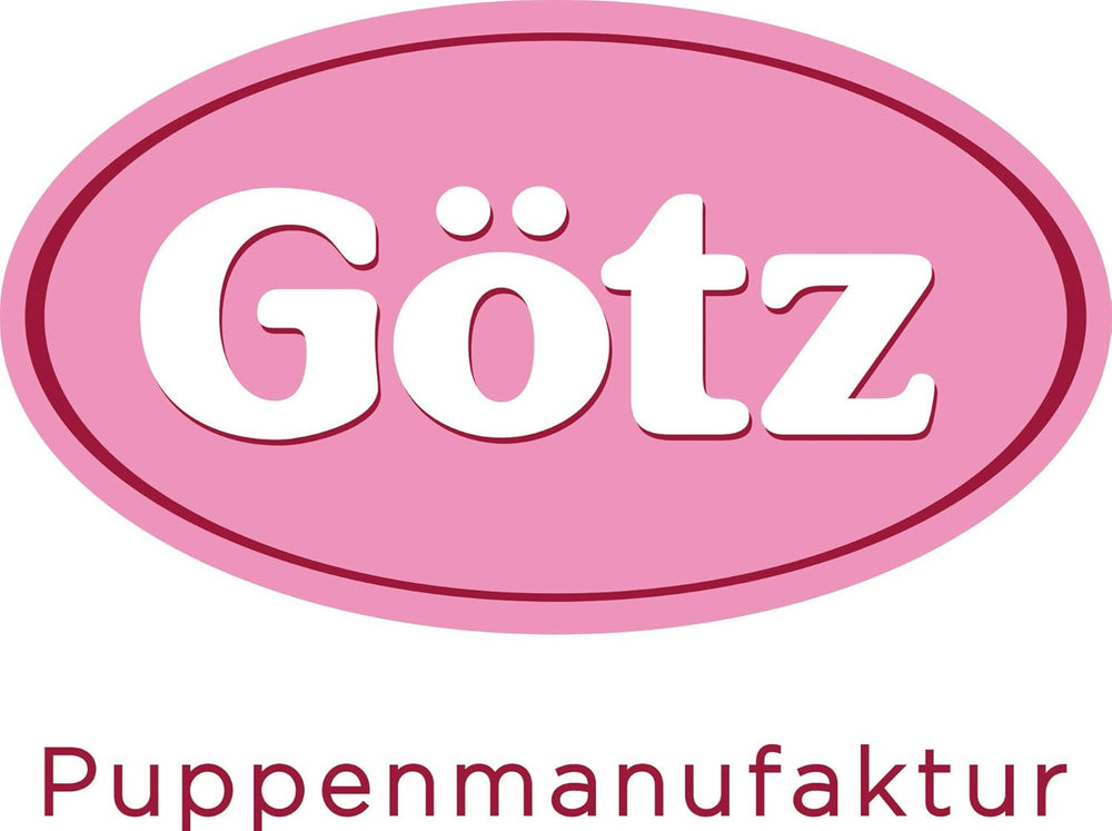 Götz 2027100 Păpușa Maxy Muffin Fashionisto – Păpușă bebeluș de 42 cm cu ochi căprui adormiți, păr șaten și corp moale – Păpușă cu corp moale într-un set de 8 piese